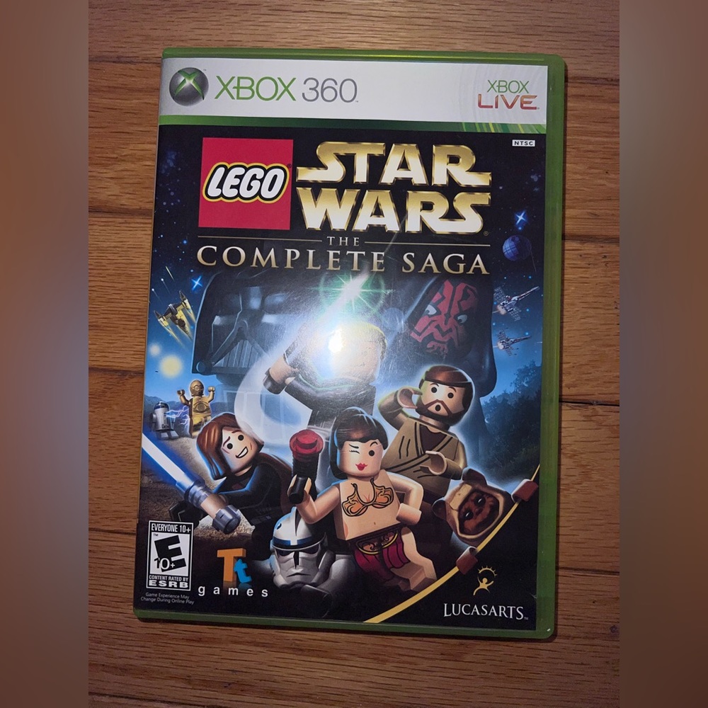 Lego Star Wars XBOX 360 game disc XBOX Live